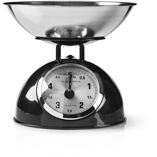 Nedis Küchenwaage, Waage KASC110BK schwarz 5Kg Nedis Küchenwaage, Waage KASC110BK schwarz 5Kg